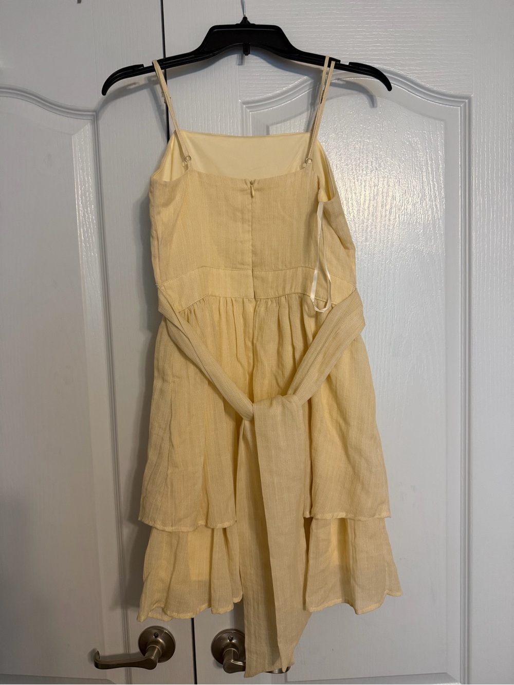 Altar'd State Pale Yellow Ribbed Sundress - Picture 2 of 3